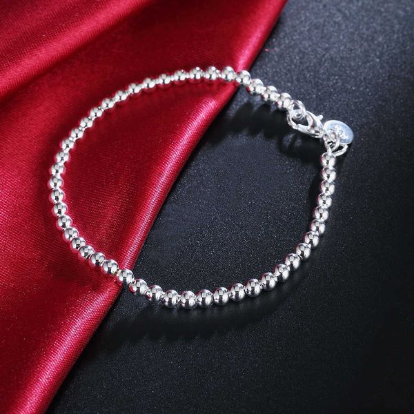 beaded strands trend pretty 925 sterling silver charms 4mm beads bracelets for woman popular brands jewelry fashion wedding party gift l2210, Black
beaded strands trend pretty 925 sterling silver charms 4mm beads bracelets for woman popular brands jewelry fashion wedding party gift l2210, Black