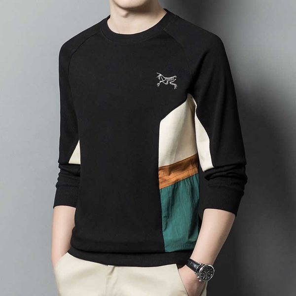 men's hoodies designer sweatshirts arc sweater embroidery neck pullover long sleeve t-shirt men's sports jacket autumn casual loos, Black
men's hoodies designer sweatshirts arc sweater embroidery neck pullover long sleeve t-shirt men's sports jacket autumn casual loos, Black