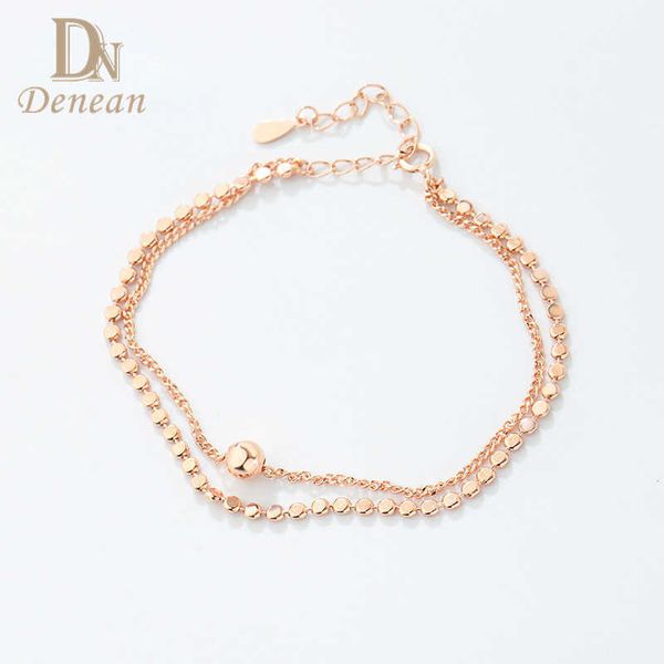 beaded strands denean real 925 sterling silver beads double chain charm bracelet simple fashion bracelets for girl women jewelry accessories, Black
beaded strands denean real 925 sterling silver beads double chain charm bracelet simple fashion bracelets for girl women jewelry accessories, Black