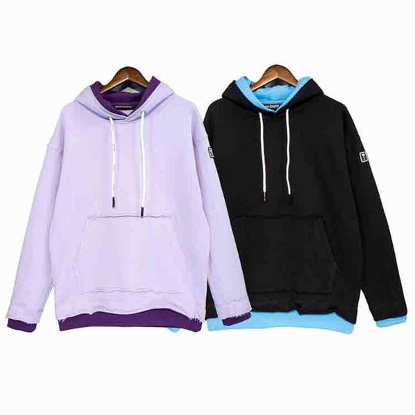 pa designer hoodie mens hooded sweater two color splice pullover coat men women sweatshirt palm loose oversize couple hoodies, Black
pa designer hoodie mens hooded sweater two color splice pullover coat men women sweatshirt palm loose oversize couple hoodies, Black