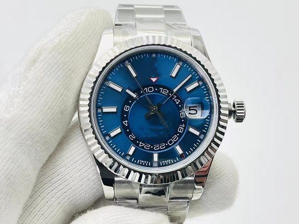 original men's watch 41mm blue digital face big date automatic mechanical watch waterproof sapphire glass 2813 stainless steel watch mo, Slivery;brown
original men's watch 41mm blue digital face big date automatic mechanical watch waterproof sapphire glass 2813 stainless steel watch mo, Slivery;brown