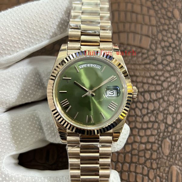 2022 efactory watch 40mm 904l stainless steel automatic 3235 movement green roman gold men's watch228239 wristwatches waterproof super, Slivery;brown
2022 efactory watch 40mm 904l stainless steel automatic 3235 movement green roman gold men's watch228239 wristwatches waterproof super, Slivery;brown