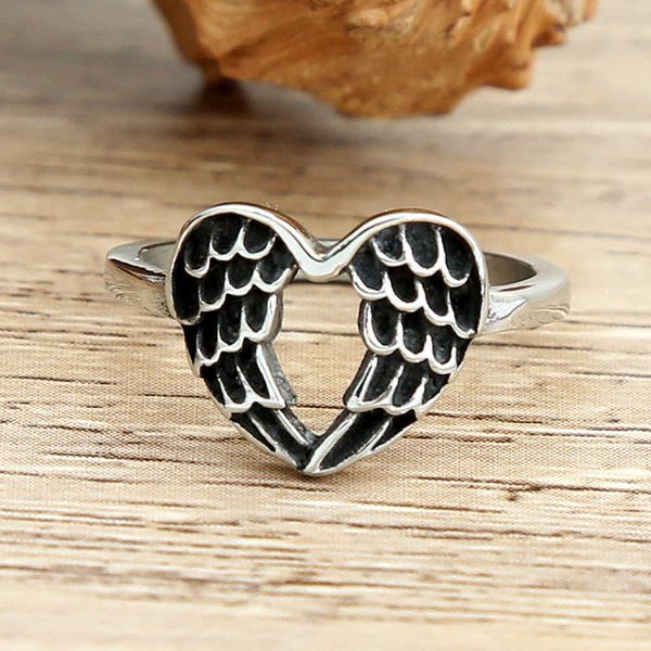 cluster rings simple trendy wings of angels rings for women fashion stainless steel heart ring woman girl party gift jewelry gift dropshippi, Golden;silver
cluster rings simple trendy wings of angels rings for women fashion stainless steel heart ring woman girl party gift jewelry gift dropshippi, Golden;silver