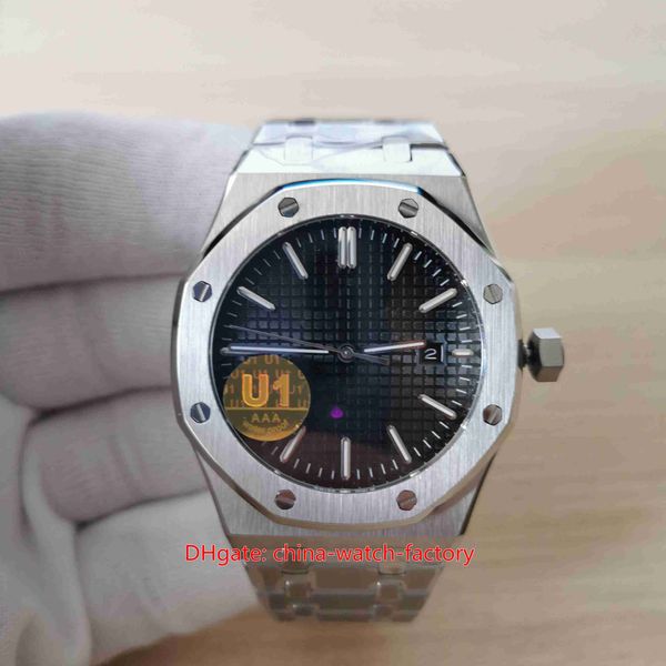Image of Hot Items Mens Watch High Quality Classic 41mm 15400 Stainless Steel Sapphire Watches Transparent Asia 2813 Movement Mechanical Automatic Men&#039;s Wristwatches