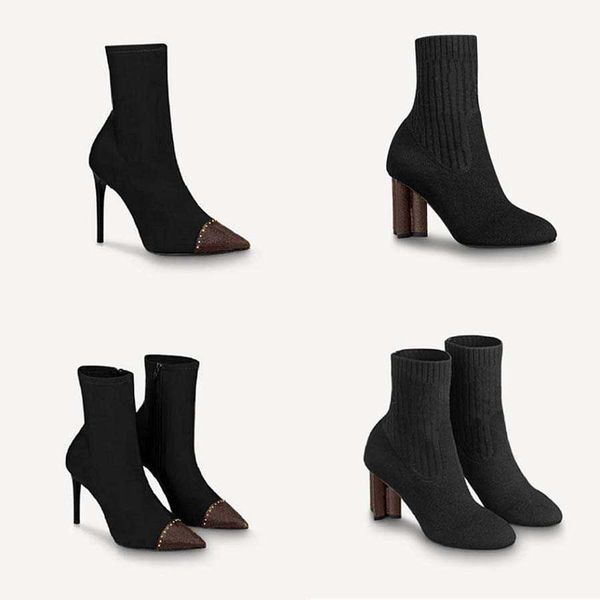 women heels elastic boots knee boots shoes winter knitted socks fashion stockings long boots1 and autumn, Black
women heels elastic boots knee boots shoes winter knitted socks fashion stockings long boots1 and autumn, Black