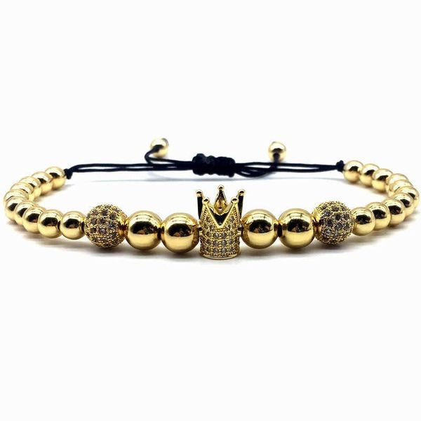 beaded strands fashion adjustable crown disco ball charm bracelet men luxurious handmade weave pave cz beads bracelet men jewelry gift l2210, Black
beaded strands fashion adjustable crown disco ball charm bracelet men luxurious handmade weave pave cz beads bracelet men jewelry gift l2210, Black