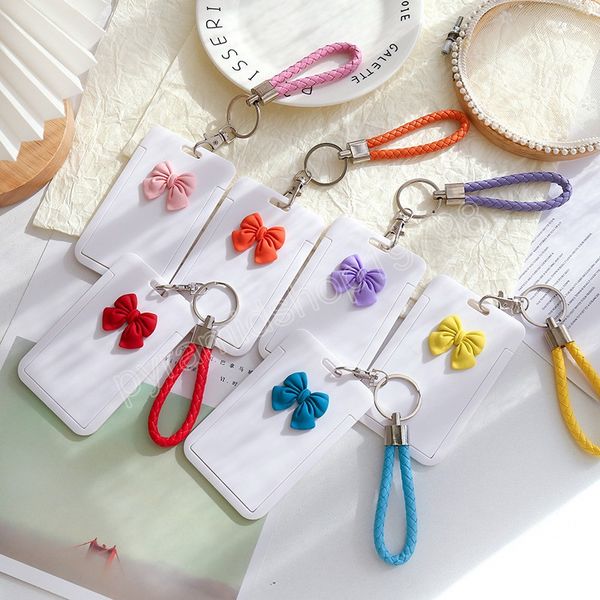 bowknot card holder purse sweet cute portable cartoon push card case lanyard ferrule card protective sleeve fashion kids gift, White
bowknot card holder purse sweet cute portable cartoon push card case lanyard ferrule card protective sleeve fashion kids gift, White