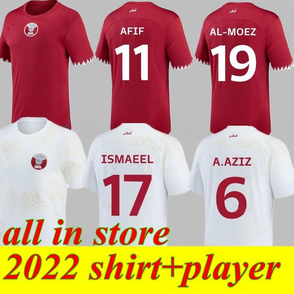 2022 2023 qatar soccer jerseys national team alhaydos afif ali hatem haydos boudiaf hassan muntari khoukhi asad almoez home away 22 23 footb, Black;yellow
2022 2023 qatar soccer jerseys national team alhaydos afif ali hatem haydos boudiaf hassan muntari khoukhi asad almoez home away 22 23 footb, Black;yellow