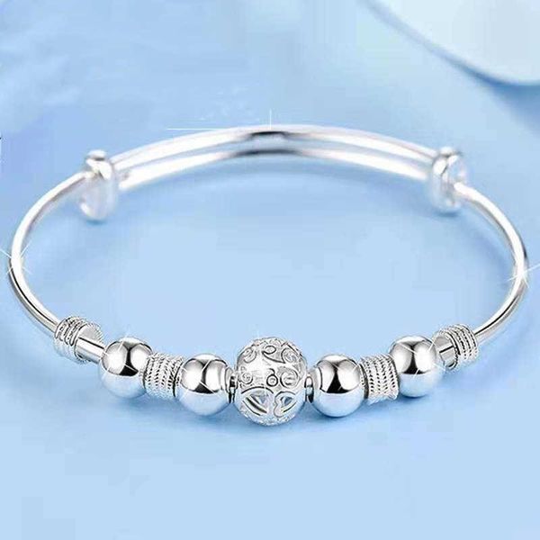 beaded strands 925 stamped bangle bracelet for women crystal charms beads ball bracelets cuff bangle lucky jewelry wedding gift pulseras muj, Black
beaded strands 925 stamped bangle bracelet for women crystal charms beads ball bracelets cuff bangle lucky jewelry wedding gift pulseras muj, Black