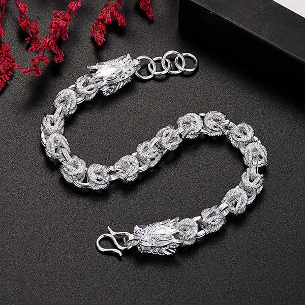 beaded strands fashion 925 sterling silver fine dragon head bracelets for man women jewelry wedding accessories party christmas gifts l22101, Black
beaded strands fashion 925 sterling silver fine dragon head bracelets for man women jewelry wedding accessories party christmas gifts l22101, Black