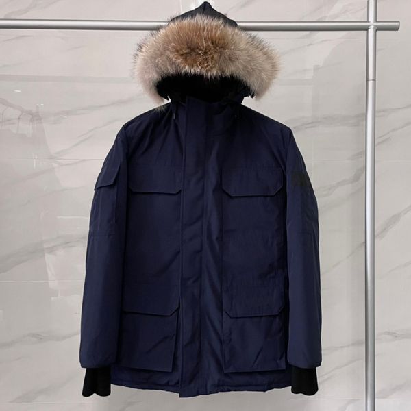 real fur-trim hooded down parka jacket coat navy men witner body warmer outwear coats full zip size xs-xxl, Black
real fur-trim hooded down parka jacket coat navy men witner body warmer outwear coats full zip size xs-xxl, Black
