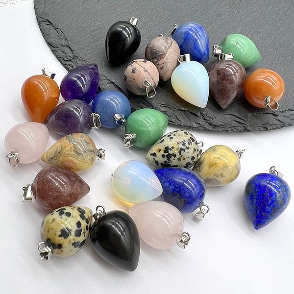 watrdrop pendulum charms crystal natural stone pendant quartz women men necklace finding jewelry, Bronze;silver
watrdrop pendulum charms crystal natural stone pendant quartz women men necklace finding jewelry, Bronze;silver