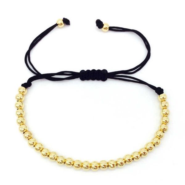beaded strands classic round copper bead bracelet men women simple handmade adjustable 4mm black rope beaded bracelet for jewelry gift l2210
beaded strands classic round copper bead bracelet men women simple handmade adjustable 4mm black rope beaded bracelet for jewelry gift l2210