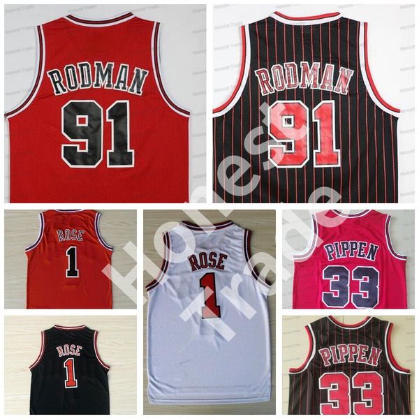 retro derrick rose black pinstripe basketball jersey 91 dennis rodman 33 scottie pippen red white stitched vintage mens jerseys mesh, Black;red
retro derrick rose black pinstripe basketball jersey 91 dennis rodman 33 scottie pippen red white stitched vintage mens jerseys mesh, Black;red
