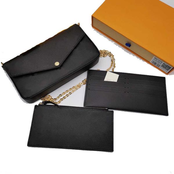 fashion bags classic luxury designer handbag pochette felicie genuine leather handbags shoulder clutch tote messenger shopping purse box 
fashion bags classic luxury designer handbag pochette felicie genuine leather handbags shoulder clutch tote messenger shopping purse box