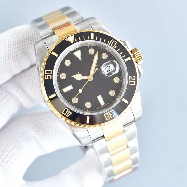with original box quality ceramic bezel mens watches automatic mechanical 2813 movement watch luminous sapphire waterproof sports self-wind, Slivery;brown
with original box quality ceramic bezel mens watches automatic mechanical 2813 movement watch luminous sapphire waterproof sports self-wind, Slivery;brown