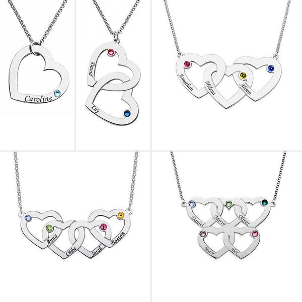 pendant necklaces customized birthstone name necklace personalized cute heart pendant nameplate choker necklaces for women mama family gifts, Silver
pendant necklaces customized birthstone name necklace personalized cute heart pendant nameplate choker necklaces for women mama family gifts, Silver