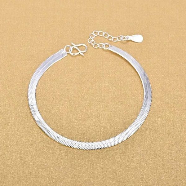 beaded strands 925 sterling silver snake chain bracelet bangle anklets for women girls party jewelry pulseras mujer wedding gift jlfjlkda l2, Black
beaded strands 925 sterling silver snake chain bracelet bangle anklets for women girls party jewelry pulseras mujer wedding gift jlfjlkda l2, Black