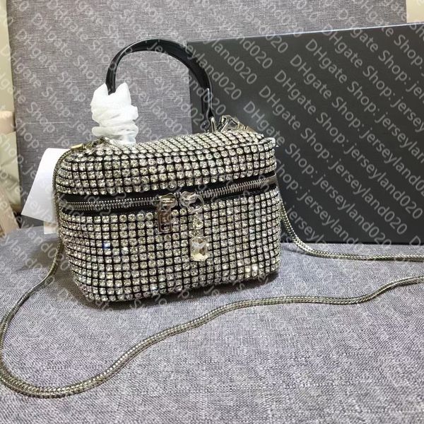 a w designer fashion women cross body bag cosmetic case trunk handbags totes rhinestone
a w designer fashion women cross body bag cosmetic case trunk handbags totes rhinestone
