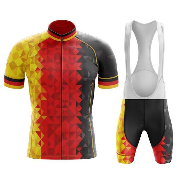 2022 Team Germany Cycling Short Sleeve Jersey With Bib Shorts Kit-A13 Summer Jerseys
2022 Team Germany Cycling Short Sleeve Jersey With Bib Shorts Kit-A13 Summer Jerseys