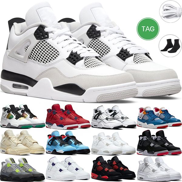 4 4s retro basketball shoes military black cat university blue sail white red thunder bred cement men women sports trainer sneakers
4 4s retro basketball shoes military black cat university blue sail white red thunder bred cement men women sports trainer sneakers
