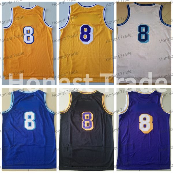 retro basketball jersey no.8 vintage black white yellow mens stitched jerseys mesh, Black;red
retro basketball jersey no.8 vintage black white yellow mens stitched jerseys mesh, Black;red