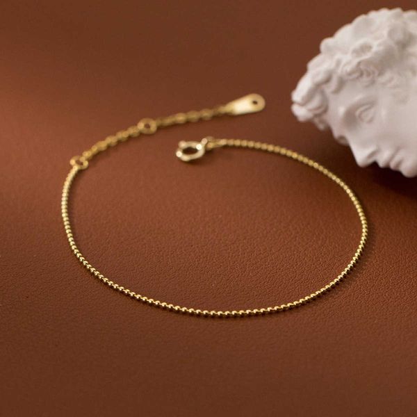 beaded strands s925 sterling silver female bracelet 14k gold plated 1mm beads ball chains bracelets for women girls fine jewelry wedding gif, Black
beaded strands s925 sterling silver female bracelet 14k gold plated 1mm beads ball chains bracelets for women girls fine jewelry wedding gif, Black