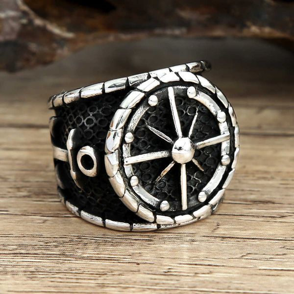 cluster rings retro nordic viking compass ring men's stainless steel locomotive anchor rings cool sailor amulet jewelry gift wholesale, Golden;silver
cluster rings retro nordic viking compass ring men's stainless steel locomotive anchor rings cool sailor amulet jewelry gift wholesale, Golden;silver