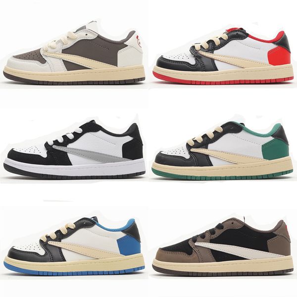 2022 kids children ts x fragment low jumpman 1 1s sneaker baby toddlers basketball shoes reverse bred black toe mocha travis trainers boys g
2022 kids children ts x fragment low jumpman 1 1s sneaker baby toddlers basketball shoes reverse bred black toe mocha travis trainers boys g