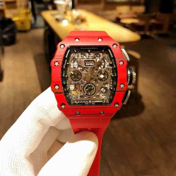 luxury mens mechanics watch richa red devils carbon fiber men's black technology mill same mechanical mir rm056 rm.
luxury mens mechanics watch richa red devils carbon fiber men's black technology mill same mechanical mir rm056 rm.