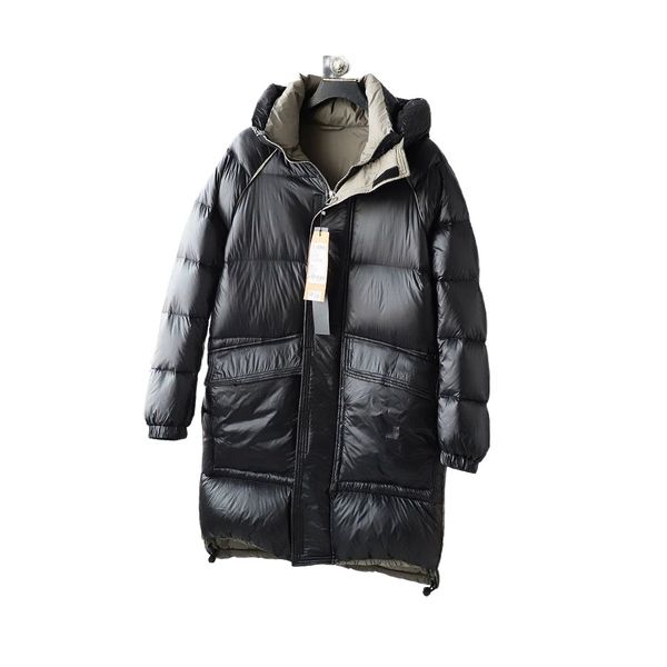 winter men's and women's down jacket medium-length thickened hooded warm bread coat high down filling, Black
winter men's and women's down jacket medium-length thickened hooded warm bread coat high down filling, Black