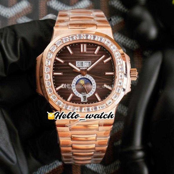 40.5mm yr 5726 sport watches annual calendar 5726a cal.324 s qa automatic mens watch brown textured dial rose gold steel diamond bezel
40.5mm yr 5726 sport watches annual calendar 5726a cal.324 s qa automatic mens watch brown textured dial rose gold steel diamond bezel