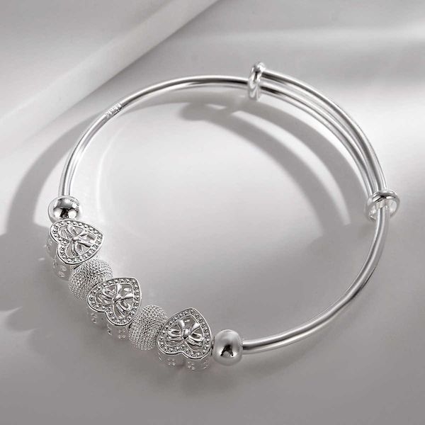 beaded strands 925 silver cute for woman heart bangles bracelets wedding party wedding jewelry holiday gifts designer charms luxury l221012, Black
beaded strands 925 silver cute for woman heart bangles bracelets wedding party wedding jewelry holiday gifts designer charms luxury l221012, Black