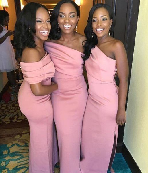 summer spring bridesmaid dress african mermaid country garden formal wedding party guest maid of honor gown plus size custom made, White;pink
summer spring bridesmaid dress african mermaid country garden formal wedding party guest maid of honor gown plus size custom made, White;pink