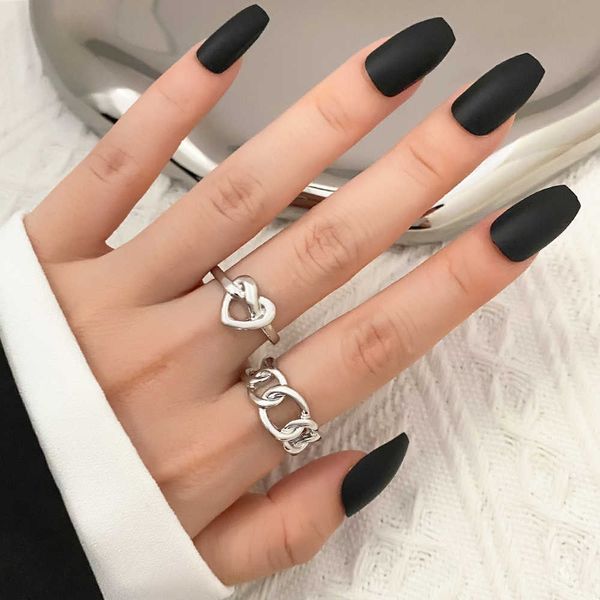 cluster rings kisswife new fashion heart chain rings for women men silver color hollow love finger rings gothic trendy jewelry party gift 20, Golden;silver
cluster rings kisswife new fashion heart chain rings for women men silver color hollow love finger rings gothic trendy jewelry party gift 20, Golden;silver