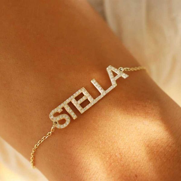 pendant necklaces custom zirconia name bracelets for women children jewelry personalized rhinestone nameplate anklet friend gifts l221011, Silver
pendant necklaces custom zirconia name bracelets for women children jewelry personalized rhinestone nameplate anklet friend gifts l221011, Silver