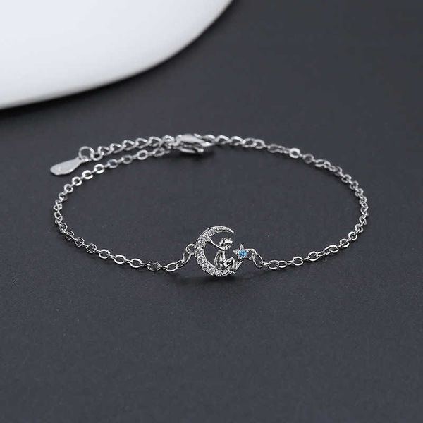 beaded strands 925 stamped new bracelet for women crystal prince of the moon chain charms fashion bracelets lucky jewelry gift pulseras muje, Black
beaded strands 925 stamped new bracelet for women crystal prince of the moon chain charms fashion bracelets lucky jewelry gift pulseras muje, Black