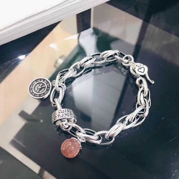 beaded strands s925 sterling silver bracelet for women retro strawberry crystal clock fashion casual bracelet jewelry wholesale l221012, Black
beaded strands s925 sterling silver bracelet for women retro strawberry crystal clock fashion casual bracelet jewelry wholesale l221012, Black