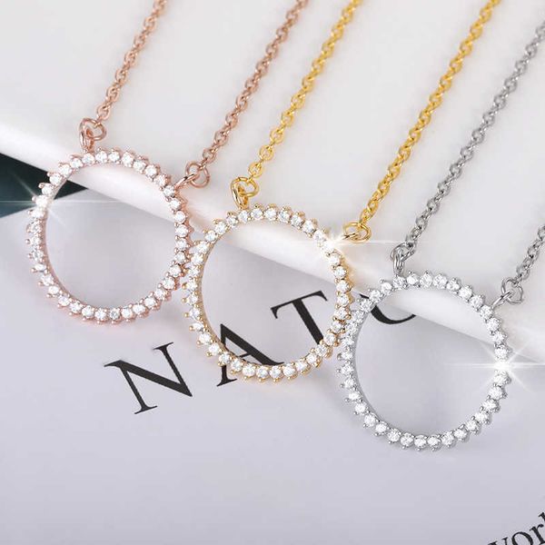 pendant necklaces simple circle pendant necklace crystals jewelry stainless steel chain empty round pendant necklace women gifts l221011, Silver
pendant necklaces simple circle pendant necklace crystals jewelry stainless steel chain empty round pendant necklace women gifts l221011, Silver