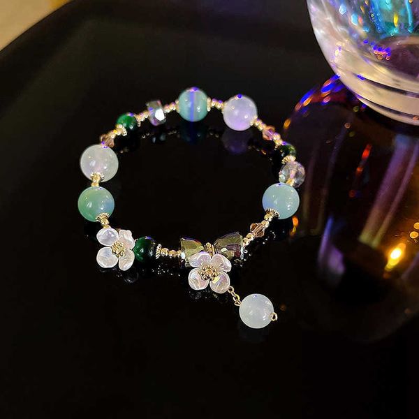 beaded strands 2022 summer new flower green crystal beads handmade trendy korean strand bracelets for women fashion jewelry accessories ybr4, Black
beaded strands 2022 summer new flower green crystal beads handmade trendy korean strand bracelets for women fashion jewelry accessories ybr4, Black