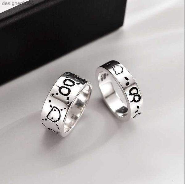 sterling silver platinum plated skull band ring men's and women's fashion luxury designer rings classic never fade
sterling silver platinum plated skull band ring men's and women's fashion luxury designer rings classic never fade