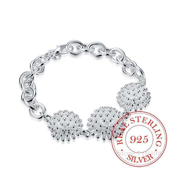 beaded strands 925 sterling silver bracelet korean fireworks shaped charm bracelets bangles chains for men and women fine jewelry party gift, Black
beaded strands 925 sterling silver bracelet korean fireworks shaped charm bracelets bangles chains for men and women fine jewelry party gift, Black