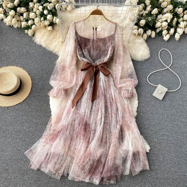 Casual Dresses B866 Fashion 2022 Fall Women's Elegant Printed Western Style Long Sleeve A-line Dress Korean Clothes Vestidos, Pink
Casual Dresses B866 Fashion 2022 Fall Women's Elegant Printed Western Style Long Sleeve A-line Dress Korean Clothes Vestidos, Pink