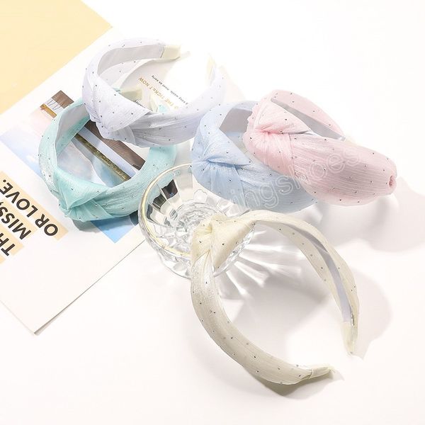 korea bright silk gauze knotted cross hair hoop water diamond head hoops simple versatile wide edge hair accessories, Slivery;white
korea bright silk gauze knotted cross hair hoop water diamond head hoops simple versatile wide edge hair accessories, Slivery;white