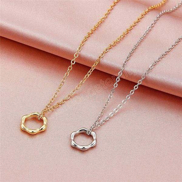 fashion gold color simple flower pendant necklace for women romantic female choker necklace jewelry, Silver
fashion gold color simple flower pendant necklace for women romantic female choker necklace jewelry, Silver