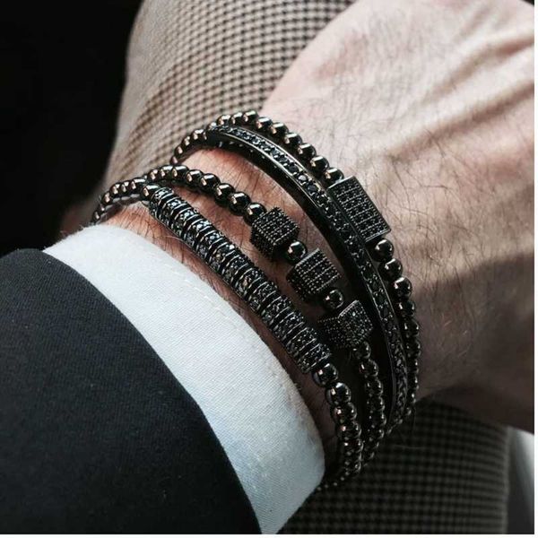 beaded strands 2020 vintage adjustable rectangle cube charm bracelet for men luxury 4mm braided macrame men bracelet jewelry gift l221012, Black
beaded strands 2020 vintage adjustable rectangle cube charm bracelet for men luxury 4mm braided macrame men bracelet jewelry gift l221012, Black