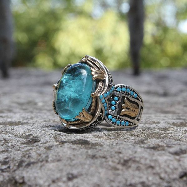 vintage hand engraved pattern ring for women fashion set blue stone seal islamic muslim jewelry, Golden;silver
vintage hand engraved pattern ring for women fashion set blue stone seal islamic muslim jewelry, Golden;silver
