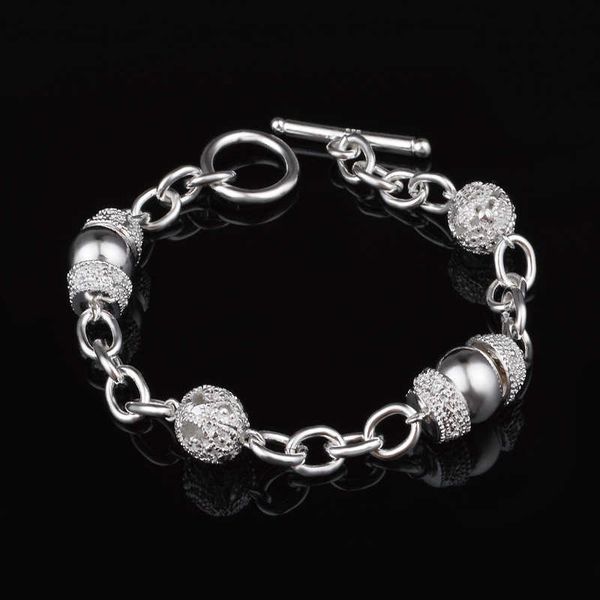 beaded strands new charms geometry circle chain 925 sterling silver bracelets for women fashion fine wedding party jewelry christmas gifts l, Black
beaded strands new charms geometry circle chain 925 sterling silver bracelets for women fashion fine wedding party jewelry christmas gifts l, Black