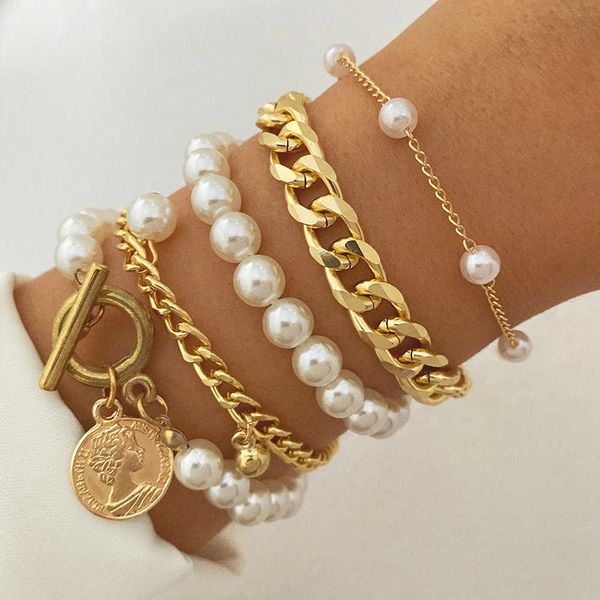 beaded strands kisswife 4pcs golden women's bracelets set multiple pearl coin heart chain bracelet bangles for women vintage jewelry gi, Black
beaded strands kisswife 4pcs golden women's bracelets set multiple pearl coin heart chain bracelet bangles for women vintage jewelry gi, Black
