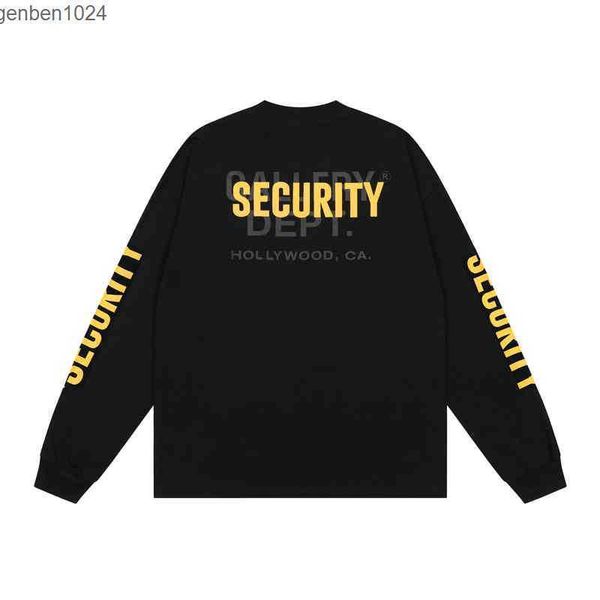 men's hoodies sweatshirts 2022 designer galley luxury dept security yellow lettered long sleeve bottomed t-shirt clothes unisex, Black
men's hoodies sweatshirts 2022 designer galley luxury dept security yellow lettered long sleeve bottomed t-shirt clothes unisex, Black